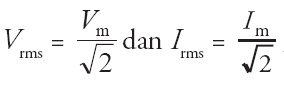 nilai efektif tegangan dan arus listrik