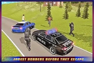 Screenshots of the San Andreas Police Hill Chase for Android tablet, phone.