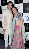 Esha, Deol, and, Bharat, Takhtani, at, Bridal, Fashion, Week, 2012