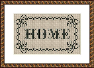 Home cross stitch pattern - Tango Stitch