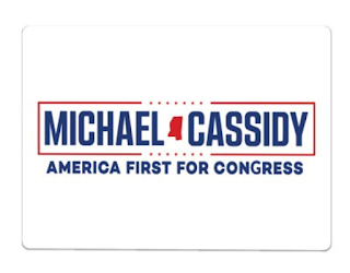 Michael Cassidy For Congress yard sign 2022