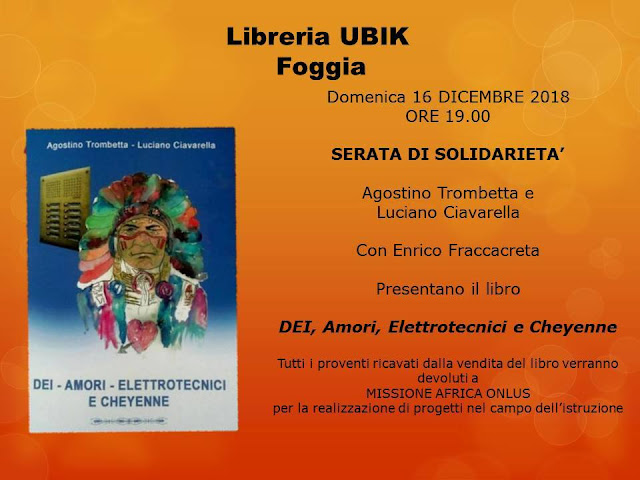 Foggia, alla libreria Ubik è di scena la solidarietà, acquista un libro per Missione Africa Onlus