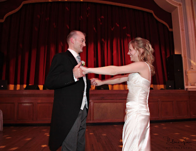 bride and groom first dance at Assembly Hall Islington wedding