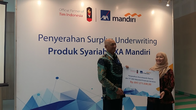 Penyerahan Surplus Underwriting Produk Syariah AXA Mandiri