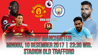 Prediksi Bola Jitu Manchester United vs Manchester City 10 Desember 2017