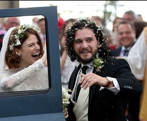 Photos: Game of Thrones stars, Kit Harington and Rose Leslie tied the knot at the family castle