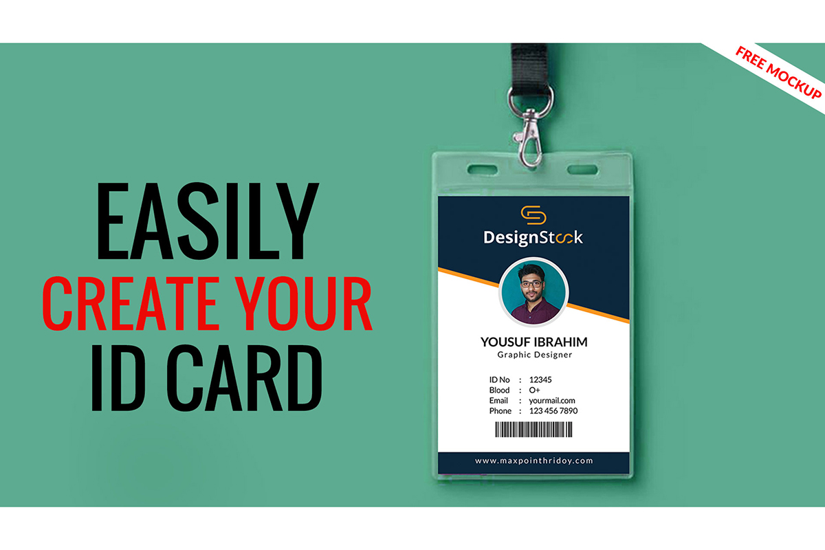  ID  Card  Design in Photoshop  Tutorial  Free ID  Card  
