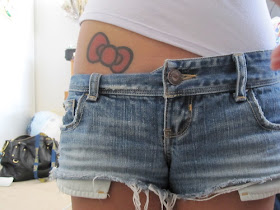 Bow Hip Tattoos bow tattoos. Bow Hip Tattoos