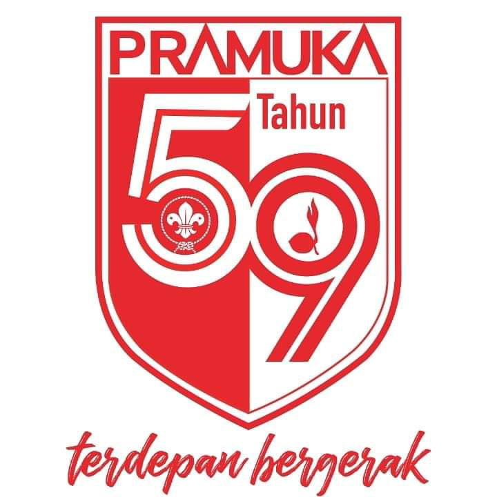 Logo dan motto Hari Pramuka ke 59 Kwartir Cabang Gerakan