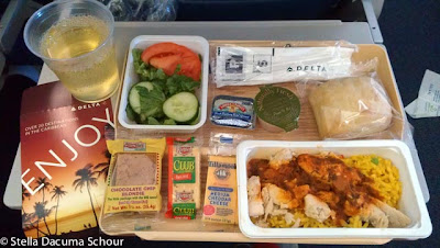 Stella Dacuma Schour: Airline Food: Delta Airlines (NY to