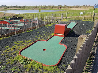 Crazy Golf course at the Boating Lake in Southwold, Suffolk