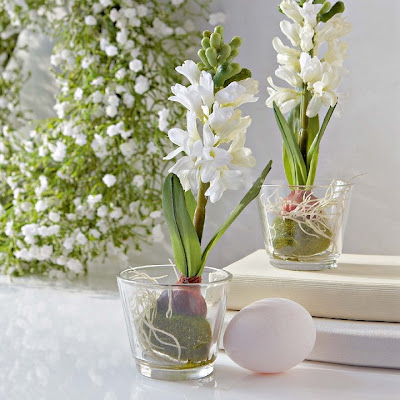 Easter Decor with Flowers