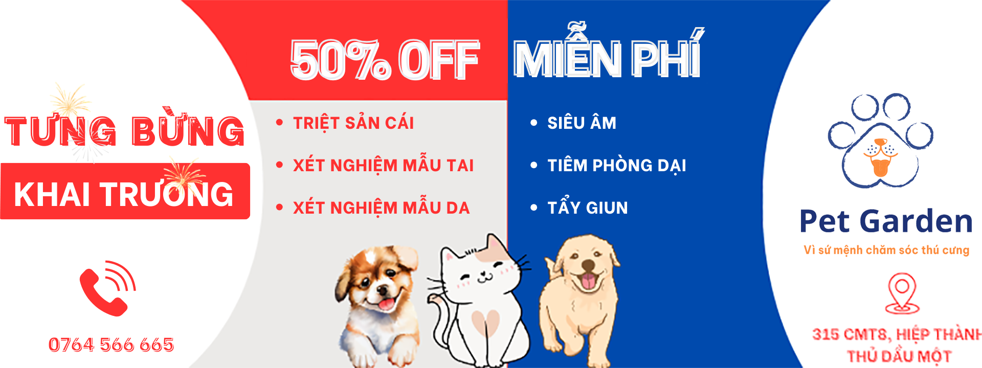 Bệnh viện thú y Pet Garden Thủ Dầu Một - Bình Dương