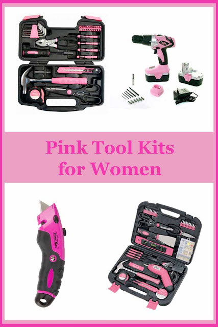 Pink tool sets for women make a cool gift idea