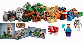 The New LEGO Minecraft sets overview The Crafting Box 21116