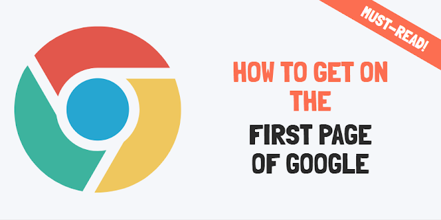 how to get on first page of google