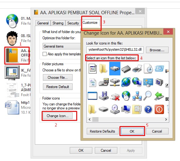 Mengubah Ikon Folder Agar Tampil Lebih Menarik