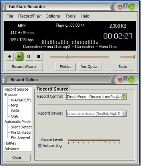 FairStars recorder 3.40