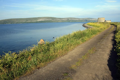 Finavarra Martello Tower near Ballyvaughan village in north county Clare