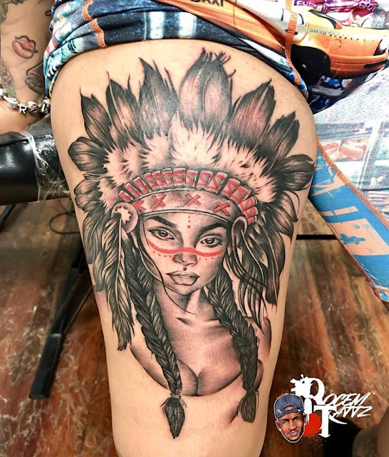 50 Tatuagens de Índios que Transmitem Força e Sabedoria