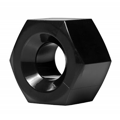 Hex Nut Cock Ring – Black