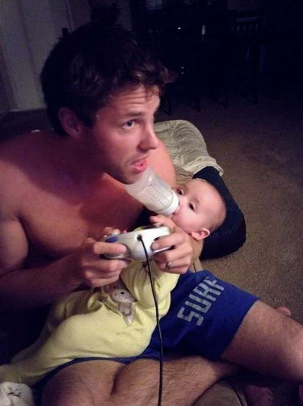 21 Funny Dads Who Are Definitely Nailing This Whole Parenting Thing. #8 Is Just Brilliant!