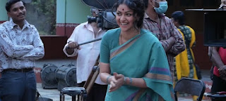 Keerthy Suresh in Saree Makeup for Mahanati