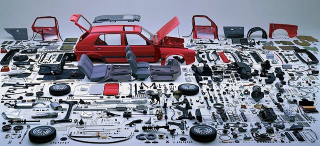 Cars spares,car parts,different parts of the car, all car parts in one picture