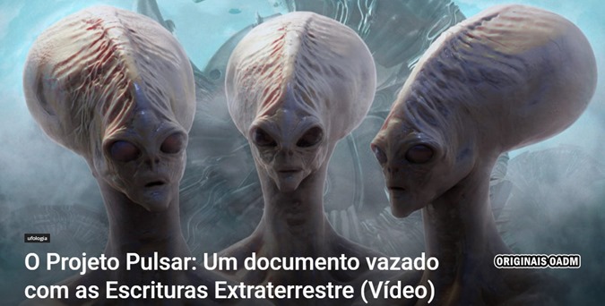 O Projeto Pulsar Um documento vazado com as Escrituras Extraterrestre