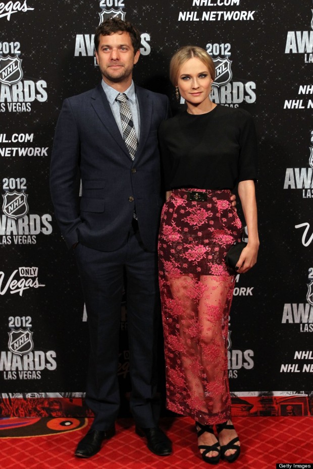 Diane Kruger in Alessandra Rich. And Pacey Witter.