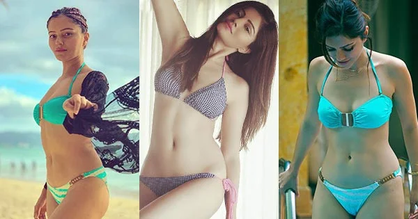 Rubina Dilaik bikini swimsuit hot indian tv actress