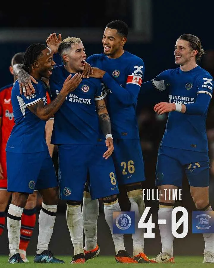 Chelsea beat Preston 4-0 in FA Cup game today