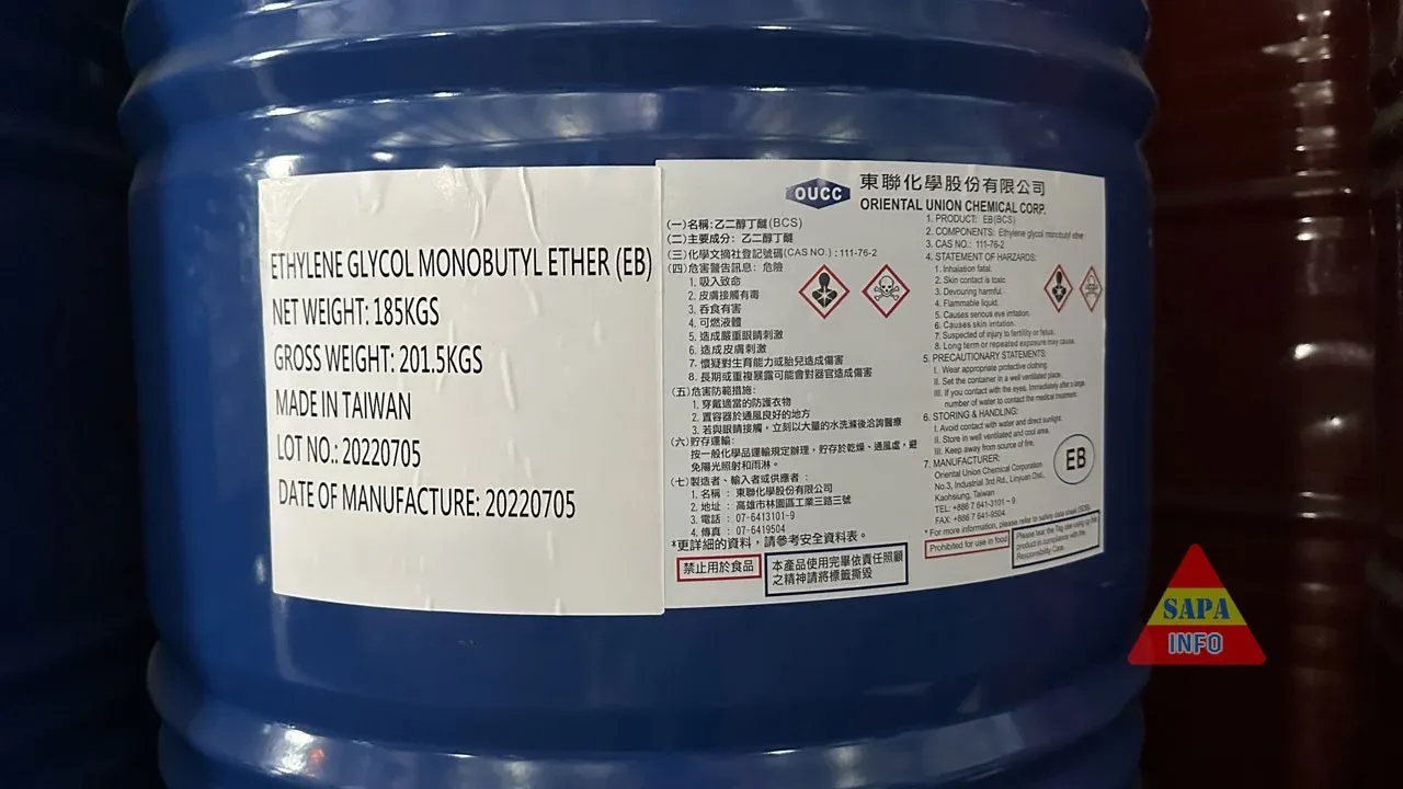 Ethylene Glycol Monobutyl Ether (EGMBE) - BCS Taiwan