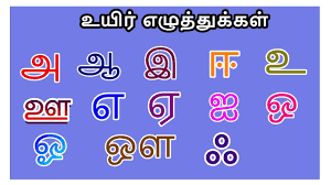 தமிழ் உயிரெழுத்துகள் சிறப்பு - அ வரிசை சொற்கள் - PDF