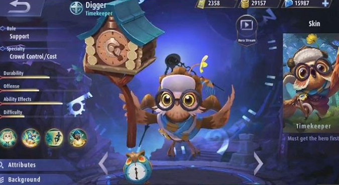 Build Hero Diggie Mobile Legends Full Demage and Support