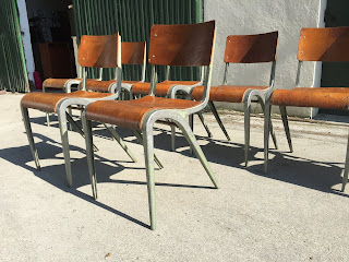 1940s Industrial Chairs James Leonard for Esavian - Original Compulsive Design