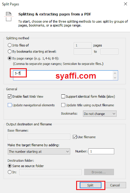 Cara Memisahkan File PDF