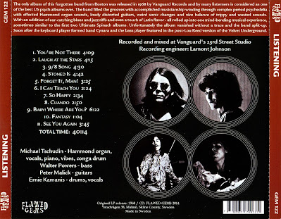 Listening - Listening - 1968 (back)