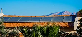 Solar panels in the Arava desert