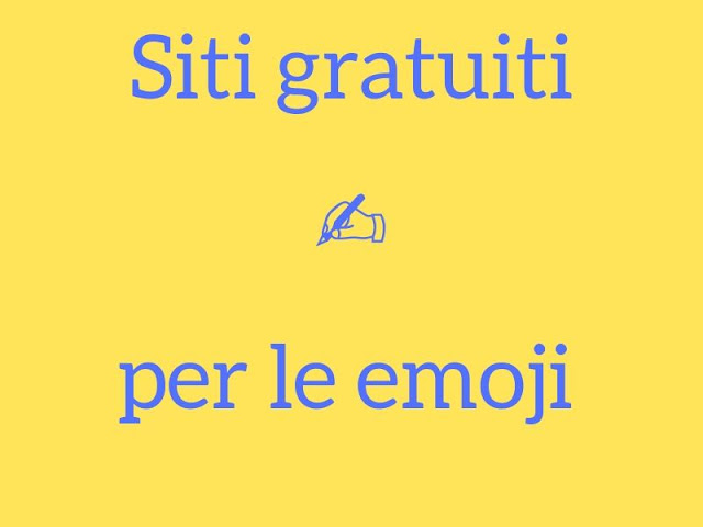 3 siti gratuiti per copiare emoji ed emoticon