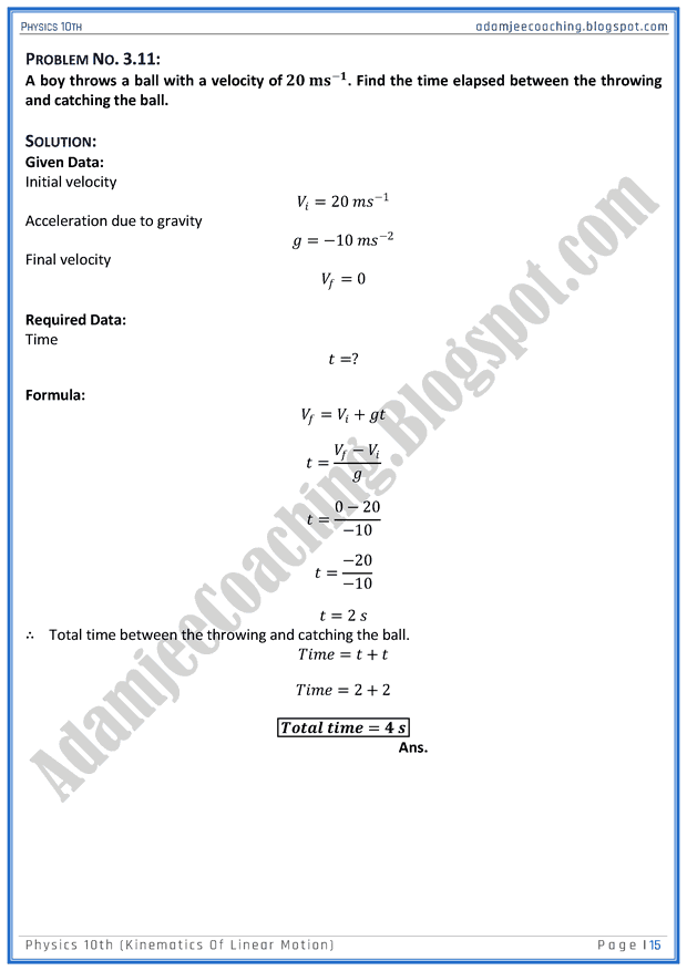 kinematics-of-linear-motion-solved-numericals-physics-10th