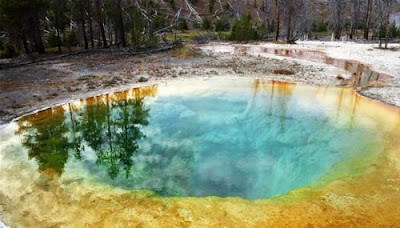 Morning Glory Pool 010 Gambar kolam Air panas yang cantik