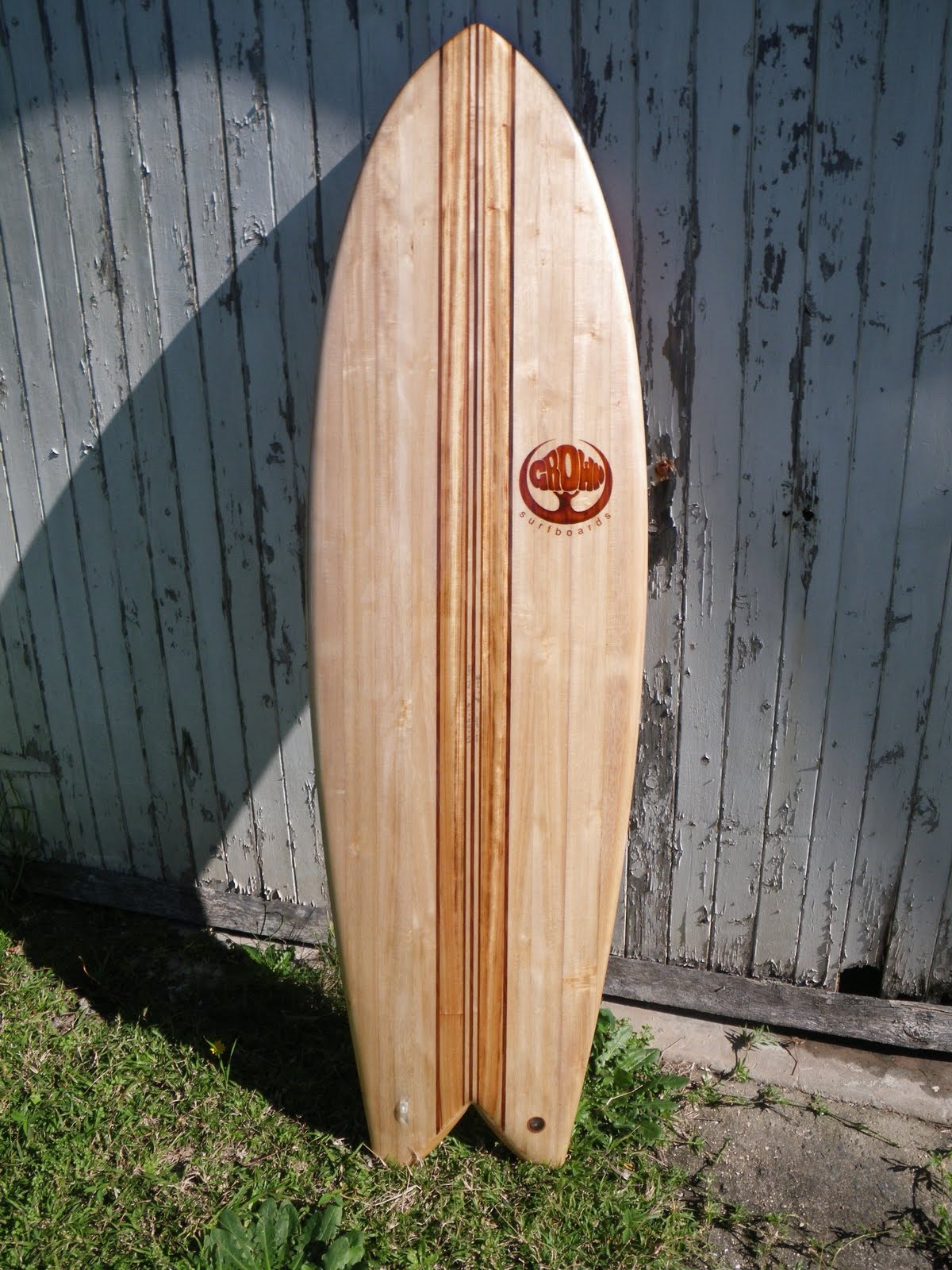 Vintage Wood Surfboard - Big Teenage Dicks