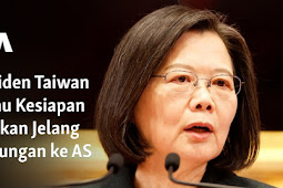 Presiden Taiwan Tsai Ing-wen Tinjau Kesiapan Pasukan Jelang Kunjungan ke AS