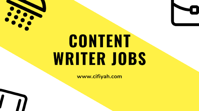 Work from home content writer jobs