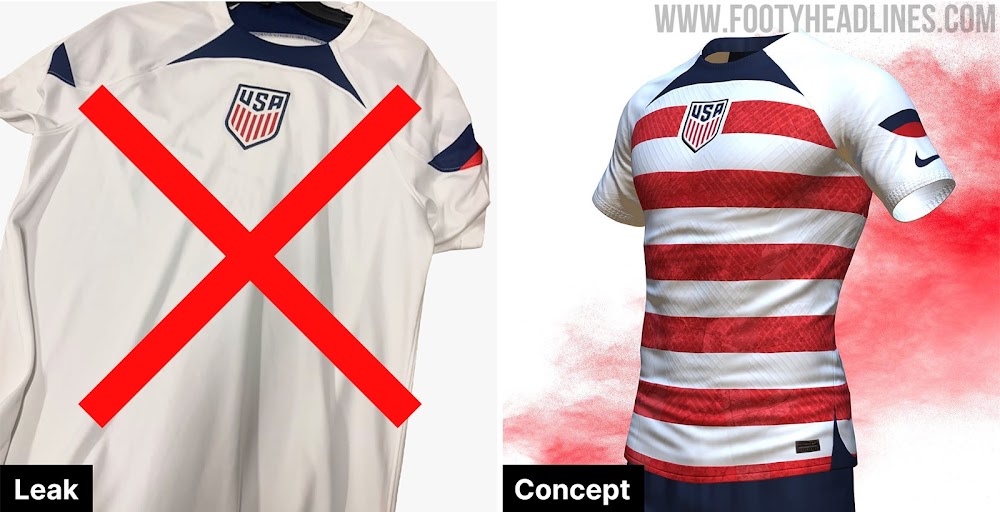 Frontera dinero Difuminar Enhanced Nike USA 2022 World Cup Kits - Footy Headlines