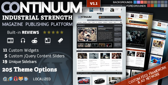 Continuum - Magazine Wordpress Theme Free Download by ThemeForest.