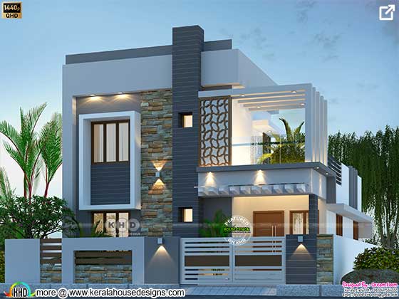 1450 sq. ft. modern home design