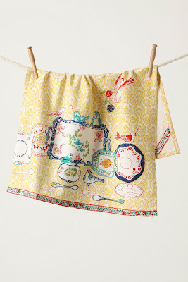 Anthropologie tea towel