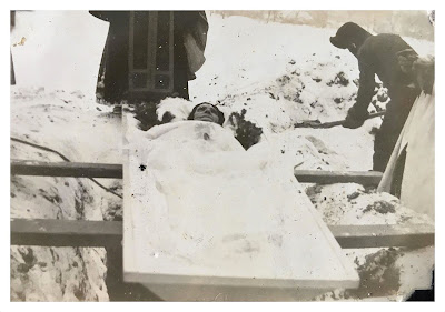 Funeral of Kharitiniya Afanasyevna Kozyreva, January 1941, Harbin China